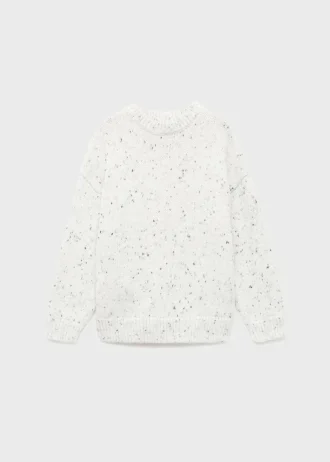 Maglione in lana screziata