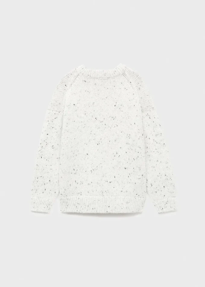 Maglione in lana screziata Maglione in lana screziata