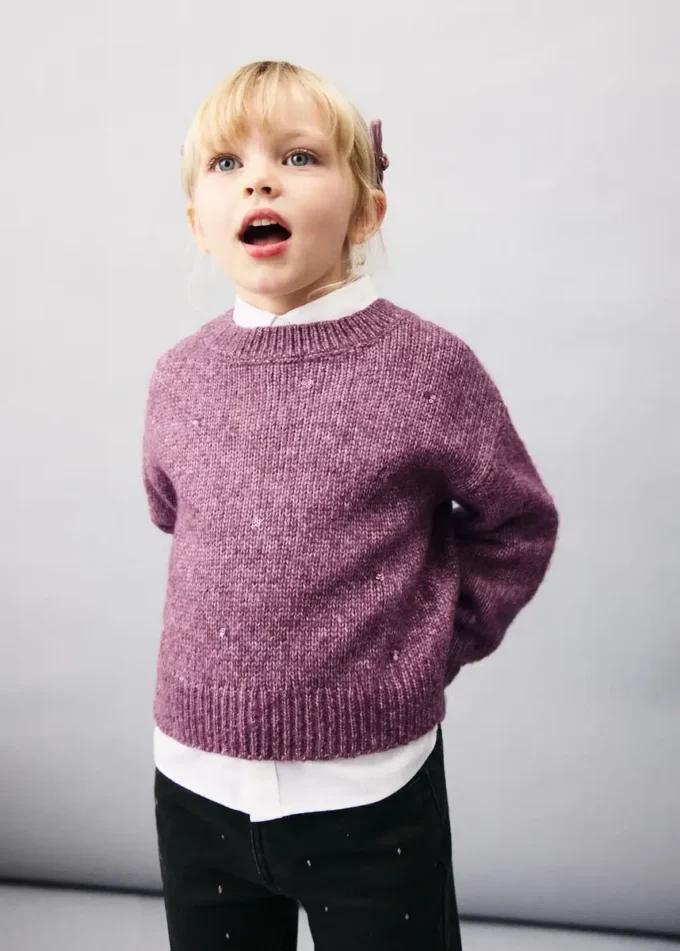 Maglione in maglia con paillettes Maglione in maglia con paillettes