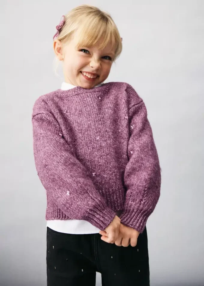 Maglione in maglia con paillettes Maglione in maglia con paillettes