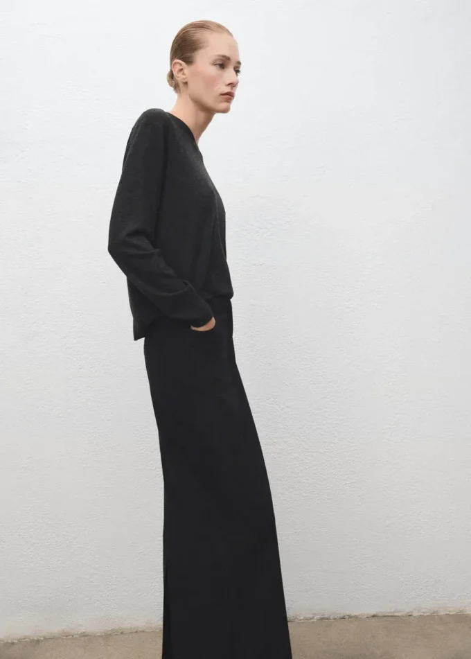 Maglione in maglia con scollo a V Maglione in maglia con scollo a V