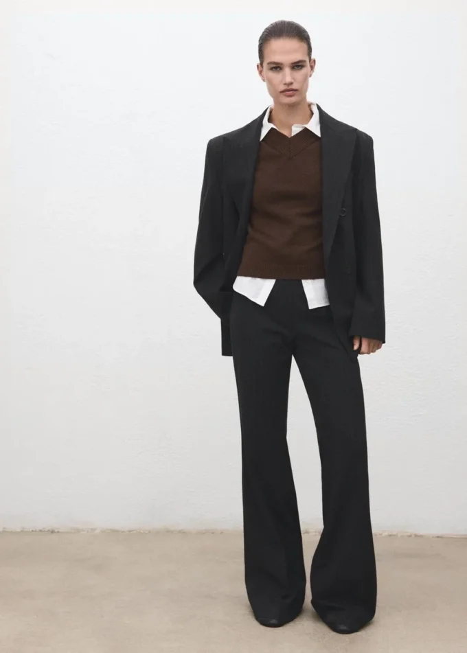 Maglione in maglia con scollo a V Maglione in maglia con scollo a V