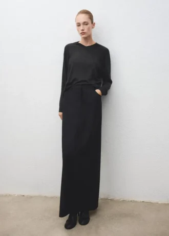 Maglione in maglia con scollo a V