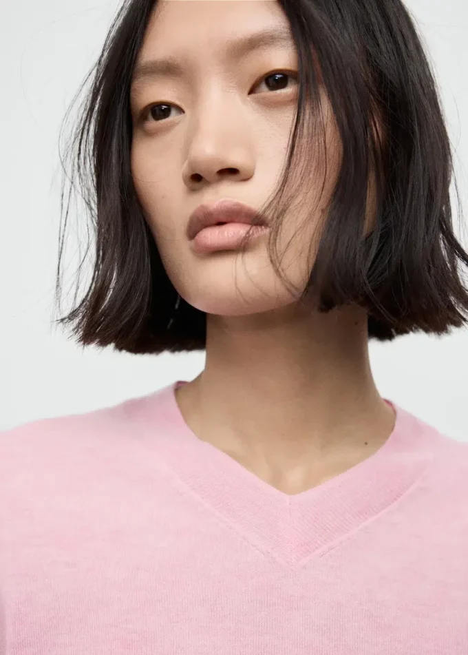 Maglione in maglia con scollo a V Maglione in maglia con scollo a V