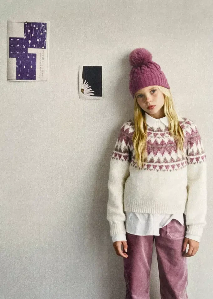 Maglione in maglia jacquard Maglione in maglia jacquard