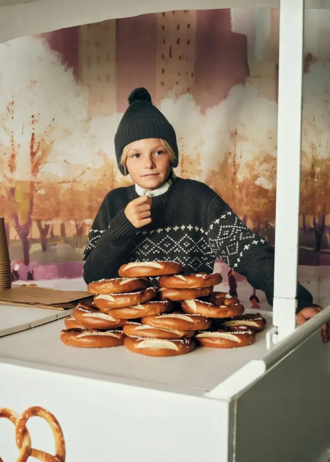 Maglione in maglia jacquard Maglione in maglia jacquard