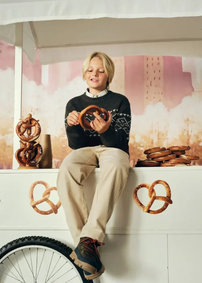 Maglione in maglia jacquard Maglione in maglia jacquard