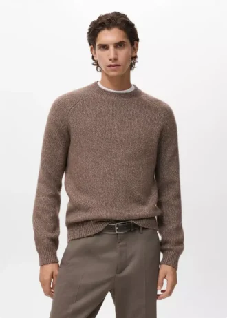 Maglione in misto lana a maglia fine