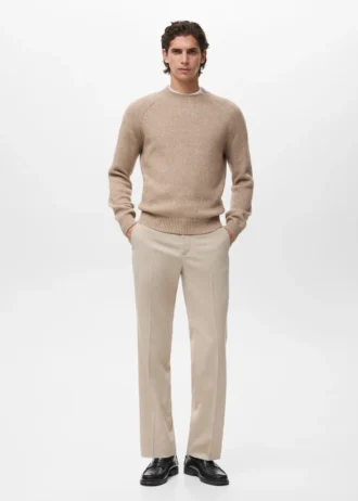 Maglione in misto lana a maglia fine