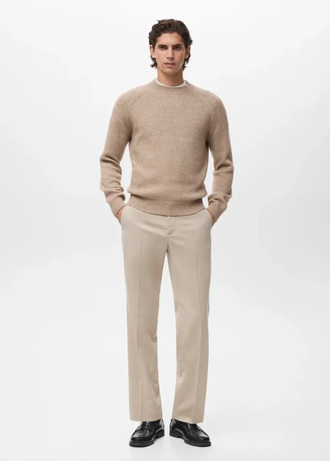 Maglione in misto lana a maglia fine Maglione in misto lana a maglia fine