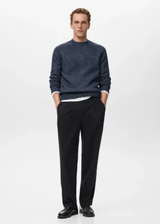 Maglione in misto lana a maglia fine