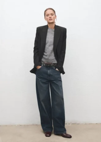 Maglione in misto lana lavorato a maglia