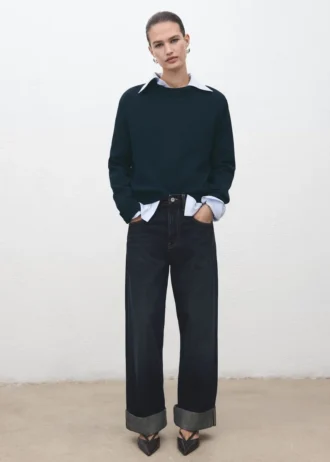 Maglione in misto lana lavorato a maglia