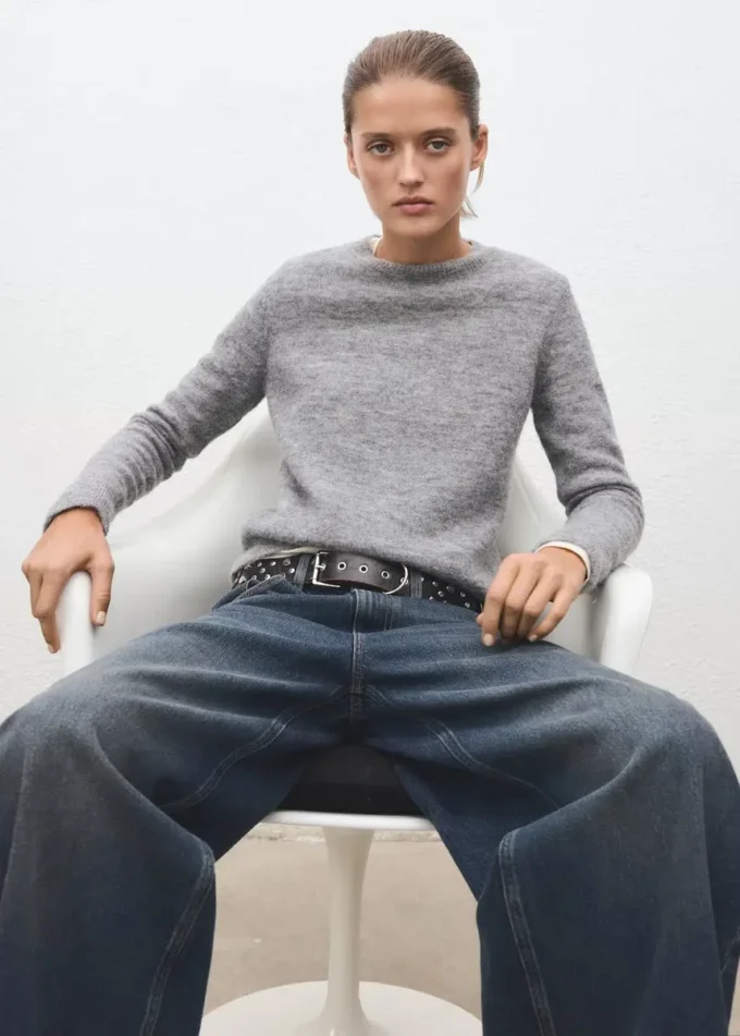 Maglione in misto lana lavorato a maglia Maglione in misto lana lavorato a maglia