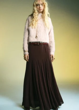 Maglione in pelliccia sintetica