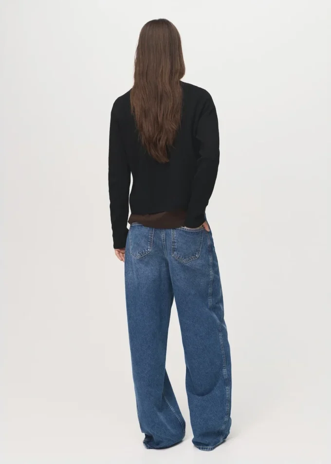 Maglione lavorato a maglia con collo Perkins Maglione lavorato a maglia con collo Perkins