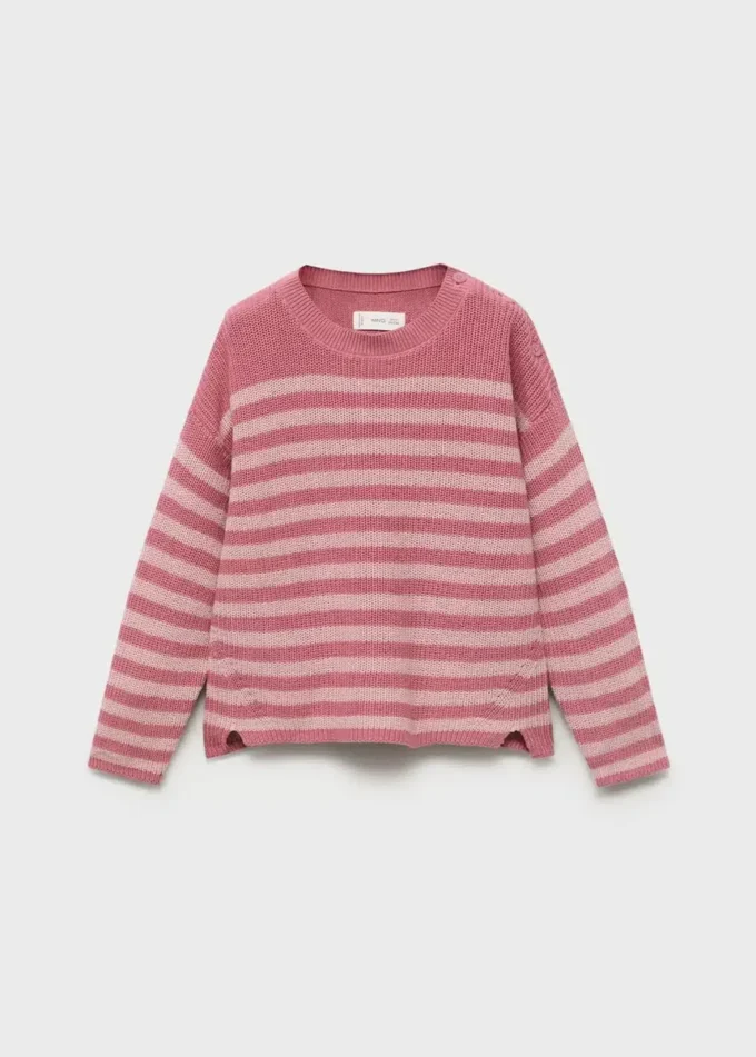 Maglione lavorato a maglia con dettaglio bottoni Maglione lavorato a maglia con dettaglio bottoni