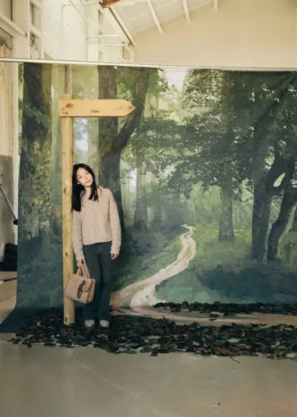 Maglione lavorato a maglia grossa