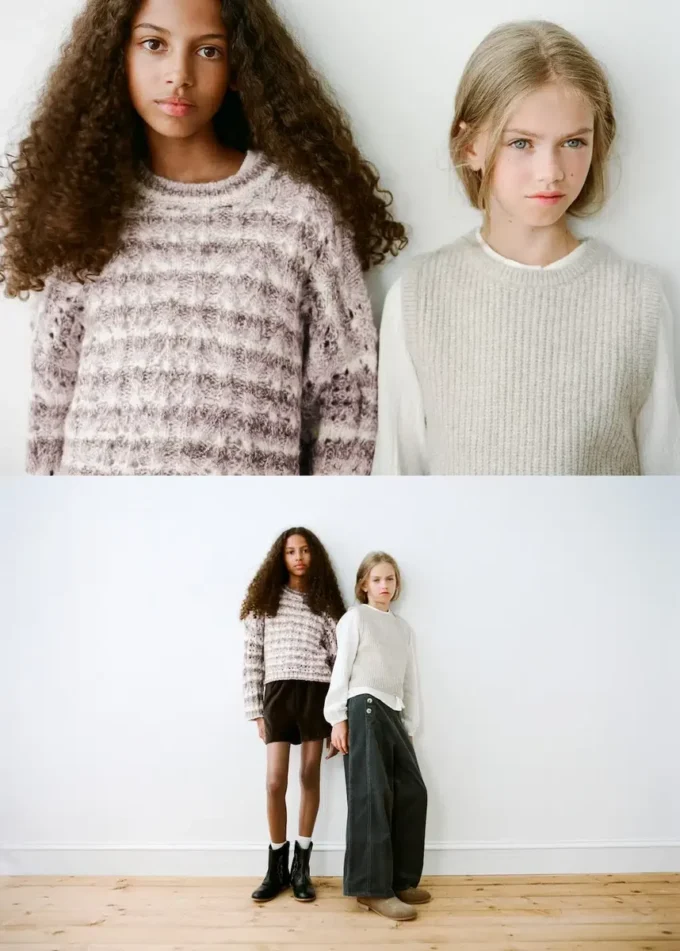 Maglione lavorato a maglia marmorizzato Maglione lavorato a maglia marmorizzato