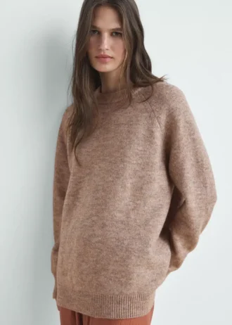 Maglione lavorato a maglia marmorizzato