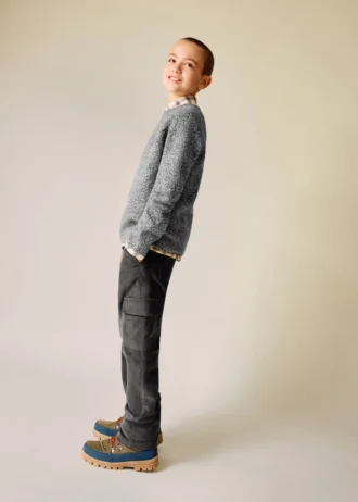 Maglione lavorato a maglia marmorizzato Maglione lavorato a maglia marmorizzato