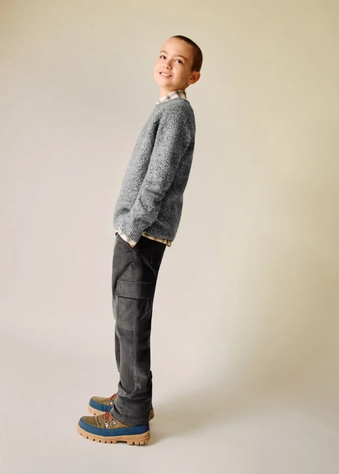 Maglione lavorato a maglia marmorizzato Maglione lavorato a maglia marmorizzato