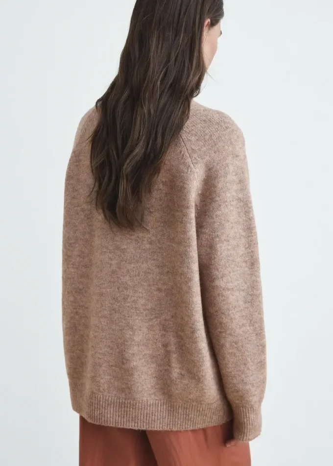 Maglione lavorato a maglia marmorizzato Maglione lavorato a maglia marmorizzato