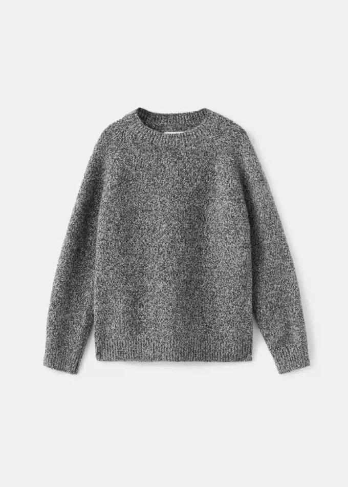 Maglione lavorato a maglia marmorizzato Maglione lavorato a maglia marmorizzato