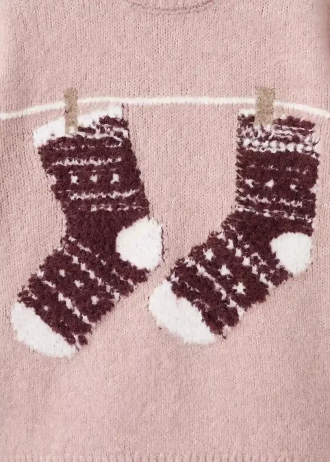 Maglione lavorato a maglia ricamato Maglione lavorato a maglia ricamato