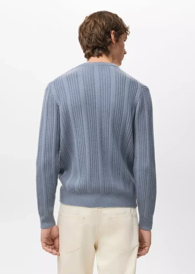 Maglione lavorato a maglia strutturato Maglione lavorato a maglia strutturato