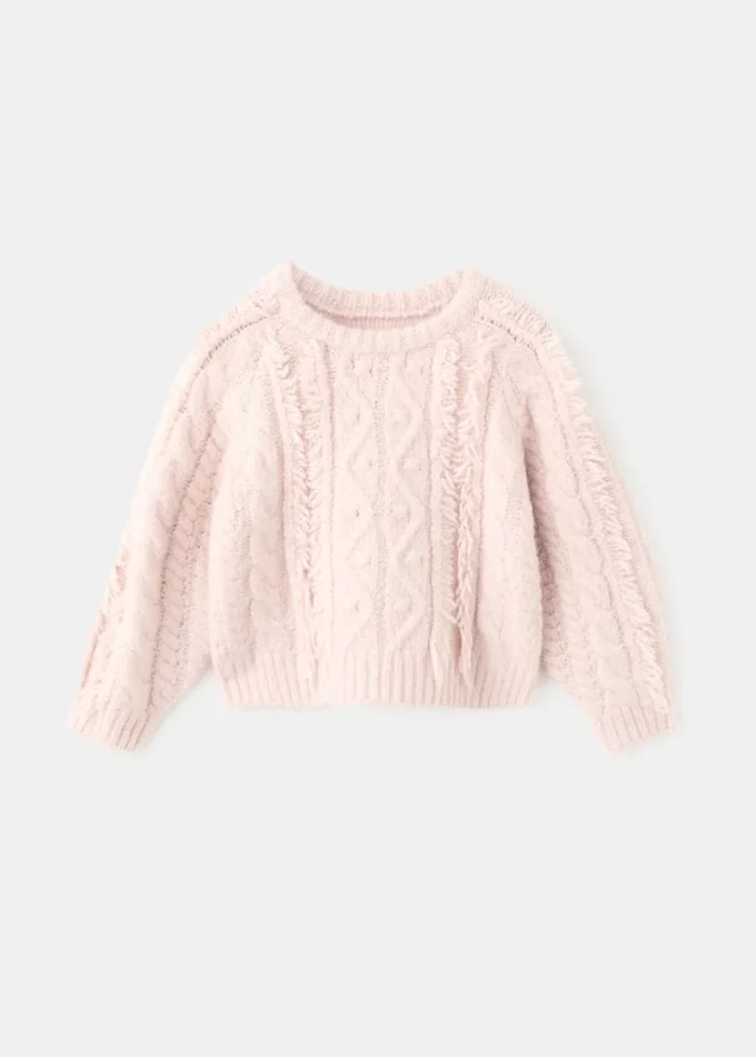 Maglione lavorato a treccia Maglione lavorato a treccia