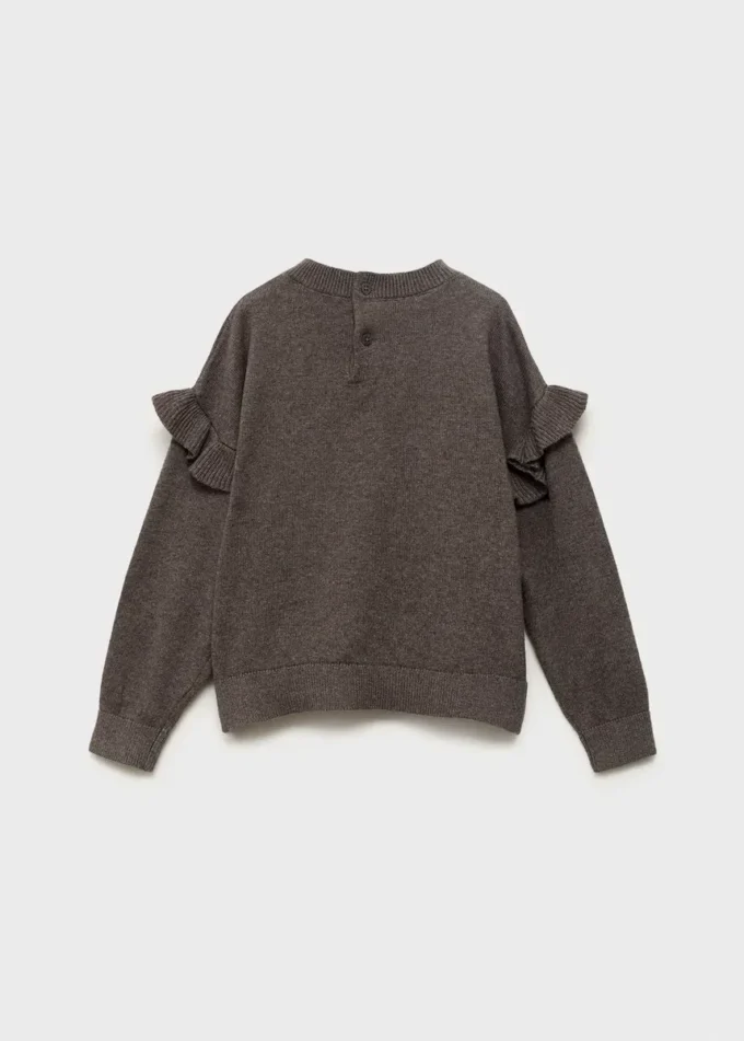 Maglione lavorato a volant Maglione lavorato a volant