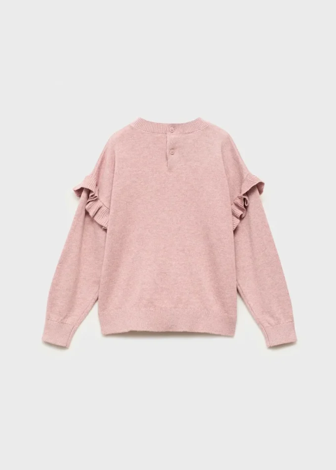 Maglione lavorato a volant Maglione lavorato a volant