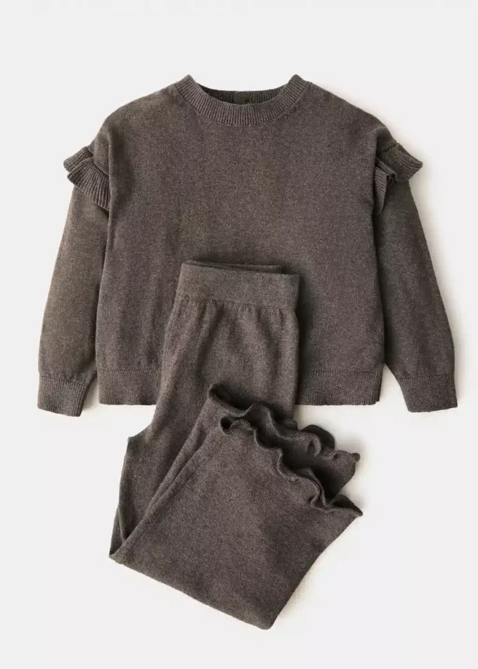 Maglione lavorato a volant Maglione lavorato a volant