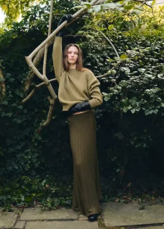 Maglione oversize a maglia grossa