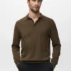 Maglione polo 100% lana merino Maglione polo 100% lana merino