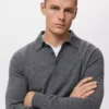 Maglione polo 100% lana merino Maglione polo 100% lana merino