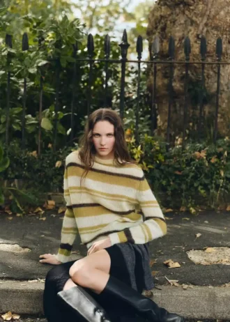 Maglione semi-trasparente in alpaca Maglione semi-trasparente in alpaca