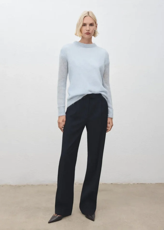 Maglione semi-trasparente in alpaca Maglione semi-trasparente in alpaca