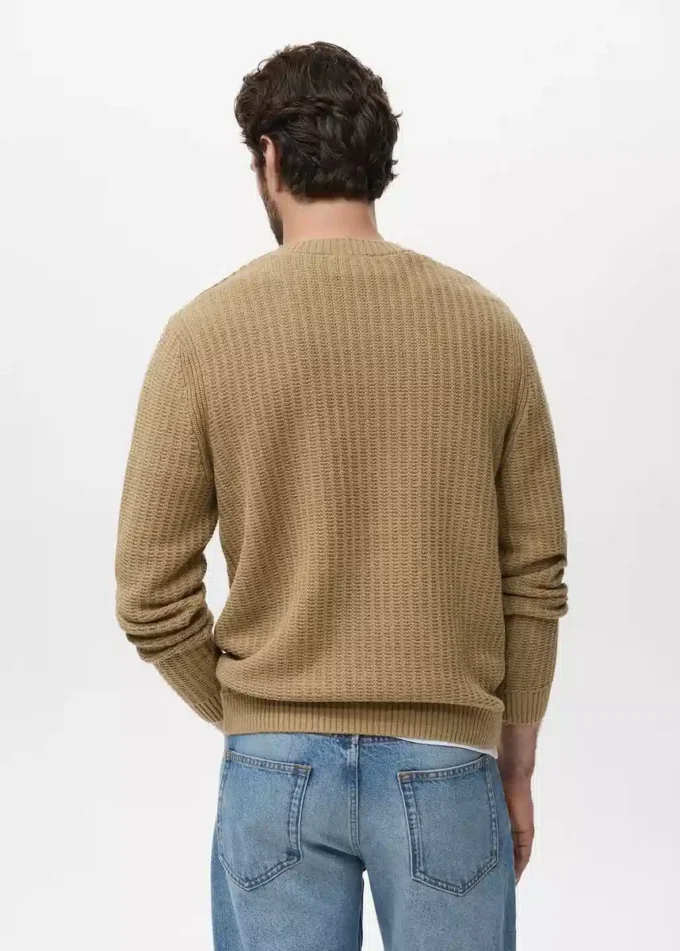 Maglione strutturato 100% cotone Maglione strutturato 100% cotone