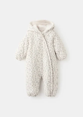 Maglione trapuntato a fiori