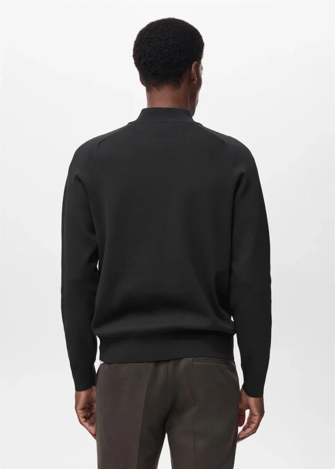 Maglione traspirante con collo a zip Maglione traspirante con collo a zip