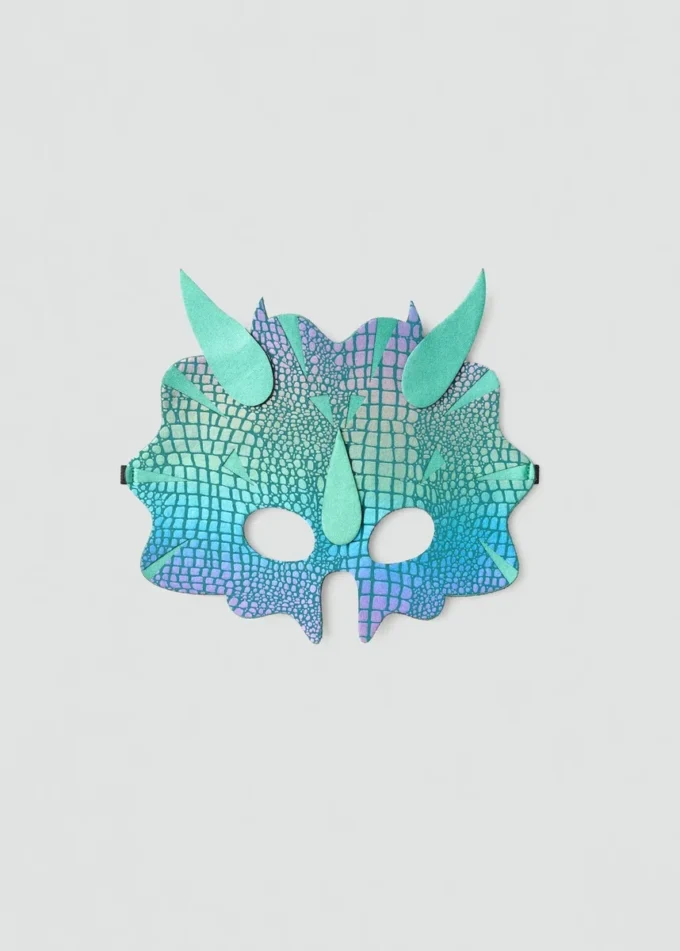 Mantello con maschera da drago Mantello con maschera da drago