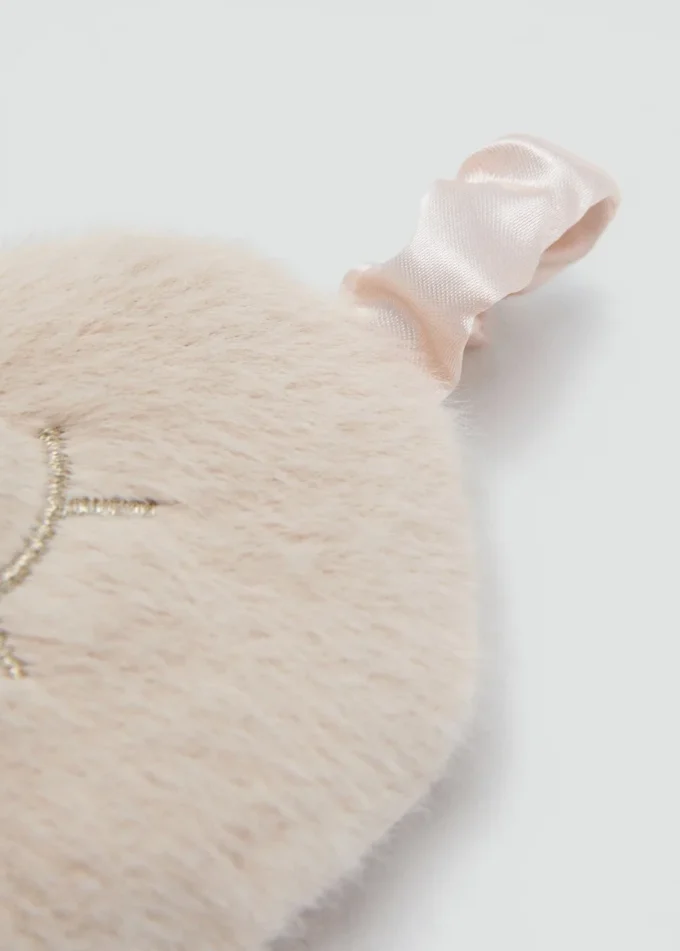 Mascherina per gli occhi con stampa animalier effetto pelliccia Mascherina per gli occhi con stampa animalier effetto pelliccia