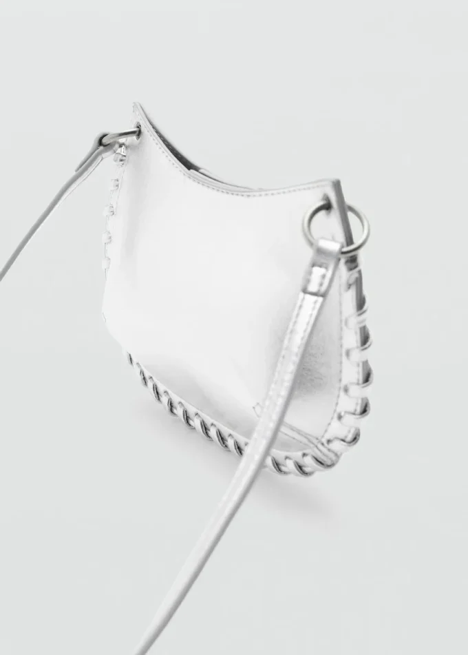 Mini borsa con borchie a forma di stella