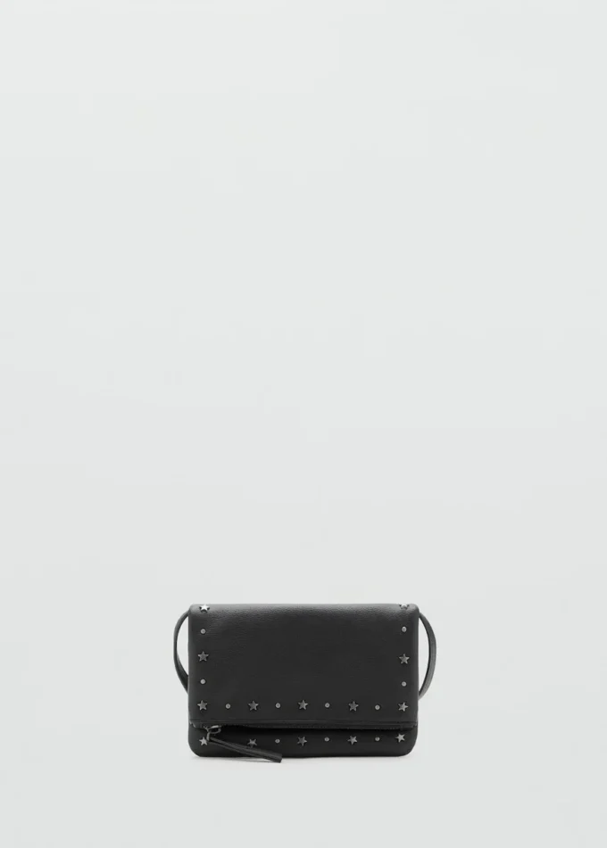 Mini borsa con borchie a forma di stella