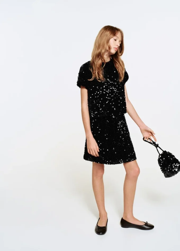 Mini borsa con paillettes Mini borsa con paillettes