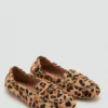 Mocassini in pelle con stampa leopardata Mocassini in pelle con stampa leopardata