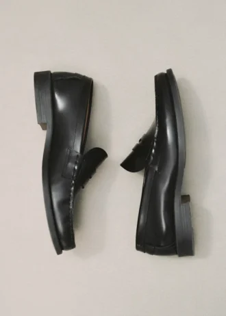 Mocassini in pelle invecchiata