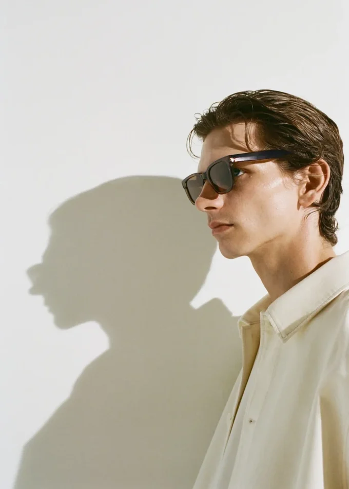 Occhiali da sole con montatura rettangolare Occhiali da sole con montatura rettangolare